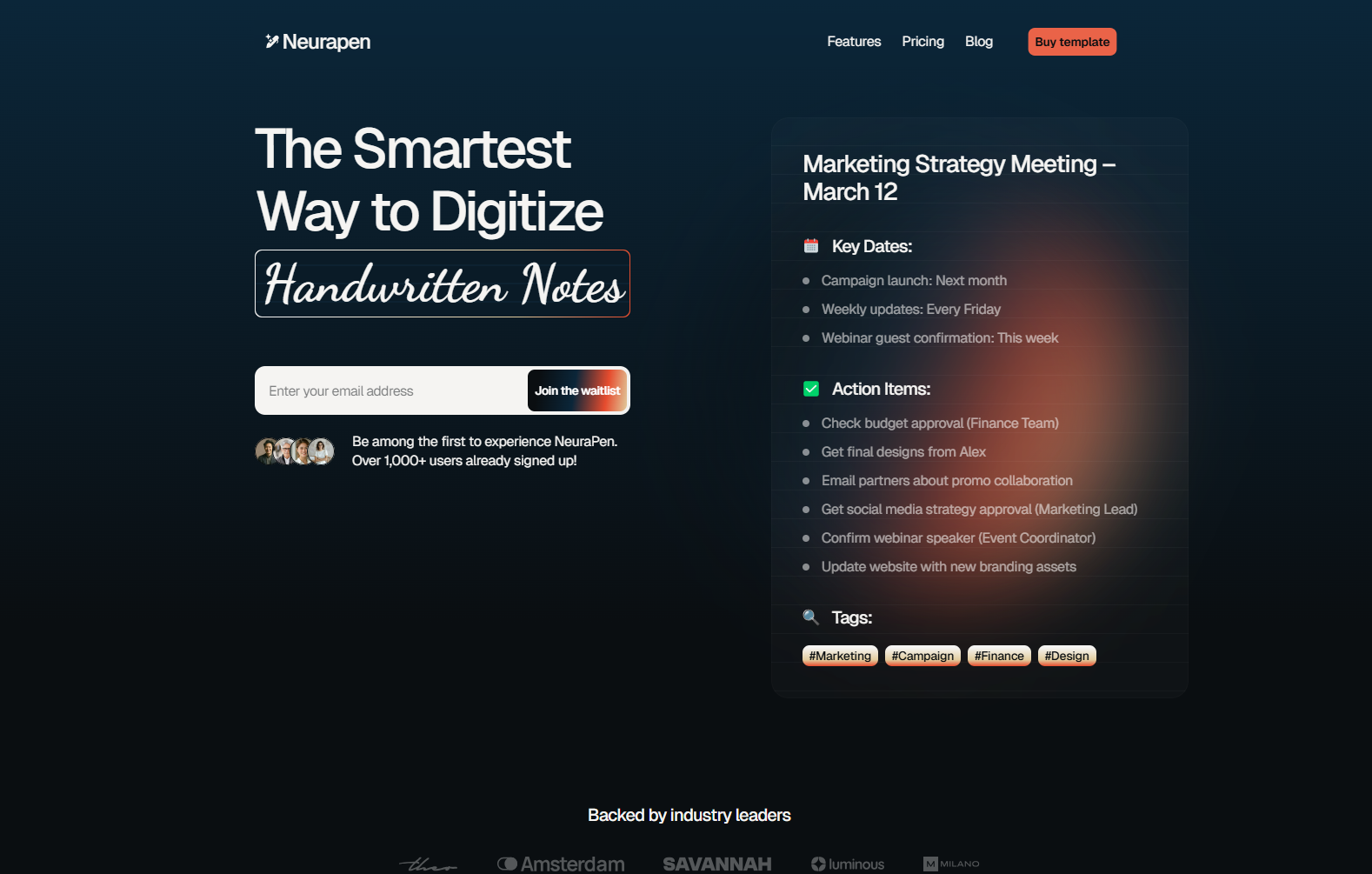 SaaS website design for Germany-based company — European SaaS web development by Nexform Agency